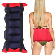 Raindrops Inflatable Swim Belt Adjustable Adult Swim Floating Belt Buoyancy Waist Belt Float Belt Swimming Training Aid